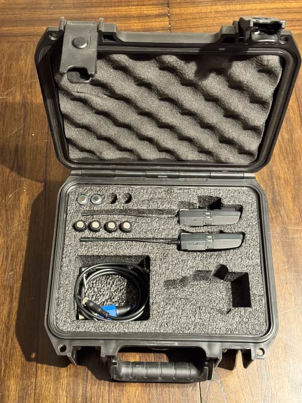 Sennheiser Ew100 G3 EK100 Reciver +SK 100 Transmitter + 3i0907-4-SWK Custom interior Sennheiser EW Wireless System Mic case image 1
