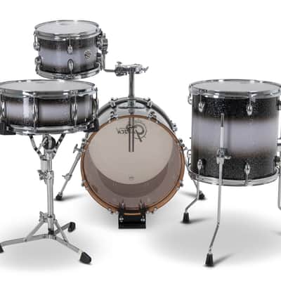 Gretsch Catalina Club Limited Edition Black Silver Duco Sparkle Lacquer 16" image 4