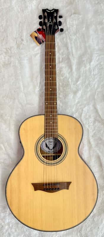 Dean St. Augustine Mini Jumbo Acoustic-Electric Guitar, Natural Model # SAMJE SN image 1