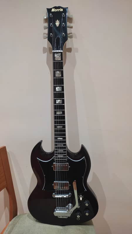 Morris SG MGT-2 (1978) - Wine Red - Made in Japan (Moridaira) - Lawsuit Era image 1