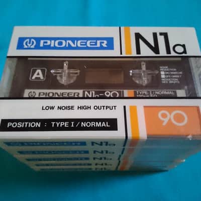 5 Pioneer N1a 90 Vintage Blank Audio Cassette Tapes - Sealed image 1