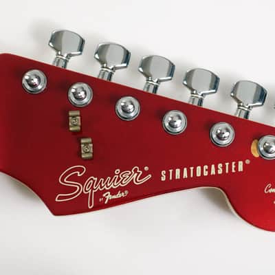 1983 Squier JV Contemporary Series Stratocaster HH Candy Apple Red Japan MIJ image 7