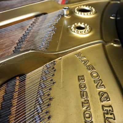 Mason Hamlin Model A Grand Piano Ebony Satin image 6