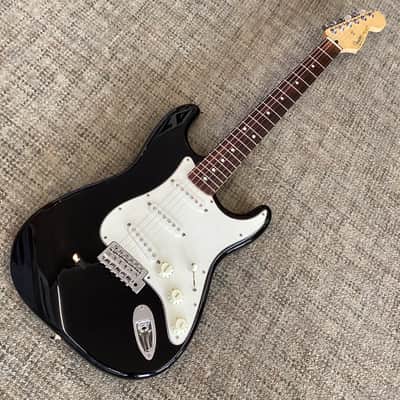 1998 Fender Standard Stratocaster in Black W/Case and Candies image 2