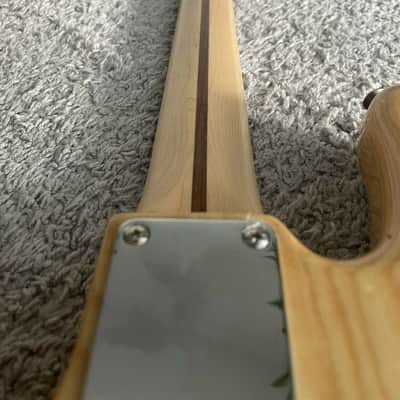 Fender FSR Jazz Bass 2016 MIM Special Edition Deluxe Natural Ash 4-String Guitar image 9
