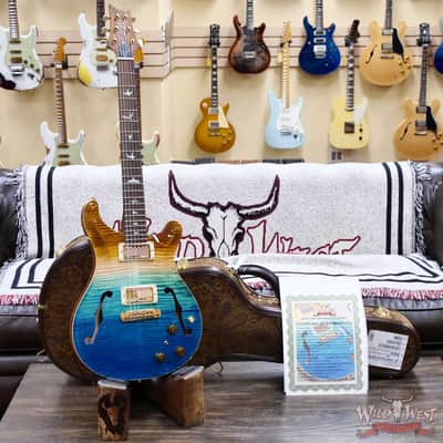 PRS Wild West Guitars 25th Anniversary Limited Run Wood Library Artist Package Hollowbody II Piezo Beach Fade (Private Stock Color) 5.55 LBS (US Only / No International Shipping) image 6