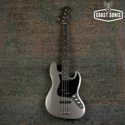 2010 Fender Aerodyne Jazz Bass PJ Made in Japan - Dolphin Grey w/ Matching Headstock image 2
