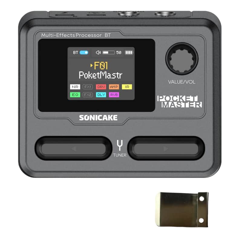 Sonicake Pocket Master Multi-Effects Pedal Stereo Guitar Modeling IR Cabinets image 1