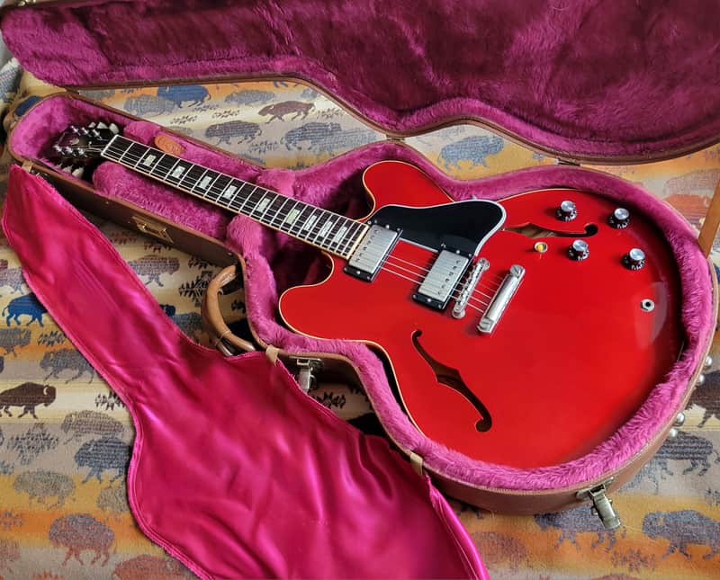 ギター Gibson '63 ES-335 Historic Collection Gibson Custom Historic '63 ES-335 Block 1998 - 2009 | Reverb