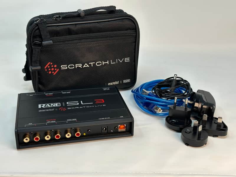 Rane / Serato Rane Serato SL3 Scratch Live DJ audio interface 1990's-2000 - Black metal image 1