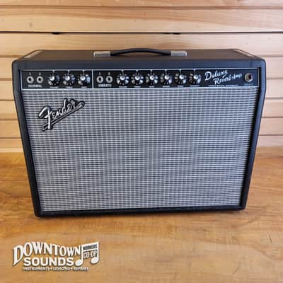 2013 Fender '65 Deluxe Reverb Reissue Combo Amplifier with Fender Two-Button Footswitch image 1