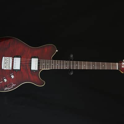 Ernie Ball Music Man 25th Anniversary Hardtail Reflex 2009 Venetian Redburst image 2