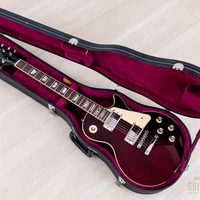 1978 Gibson Les Paul Standard Vintage Guitar Wine Red w/ T Tops, Case image 20