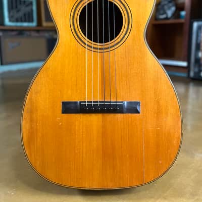 1920s Slotted Headstock Parlor Acoustic | Solid Brazilian Rosewood Back & Sides | Spruce Top | Ebony Fingerboard image 2