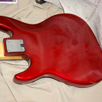 Peavey Fury IV 4-string Bass Guitar Red AS IS - * Truss Rod Cannot Be Adjusted * - For The Locals image 6