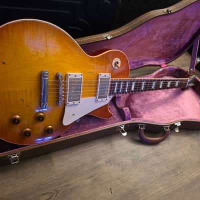 Gibson Custom Shop Gary Rossington '59 Les Paul Standard 2005 - Murphy Aged Sunburst Brazilian Board image 3