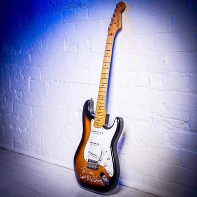 Fender 50s Reissue Stratocaster Signed by Nile Rodgers THE HITMAKER 1983 - Sunburst image 6