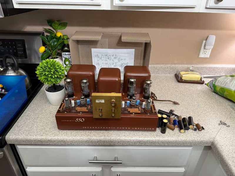 Lafayette 550 Tube amp 550