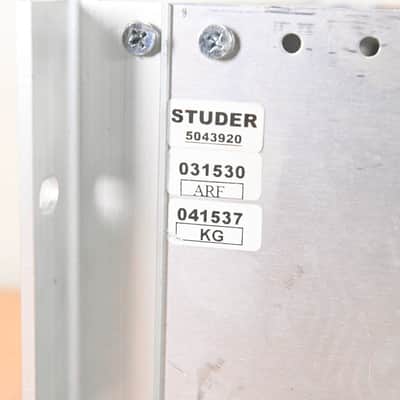 Studer D23m I/O System w/ A-Link HD Card, Fan Module, and Filter Module CG01BZN image 9
