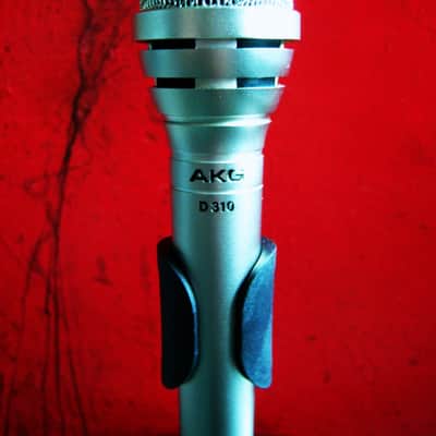 Vintage 1970's AKG D310 dynamic cardioid microphone Low Z w accessories # 1 D190E D1000E D330BT image 14