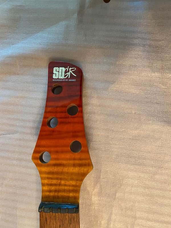 Genuine Ibanez SR875-ALG 2019 5 string bass replacement neck image 1