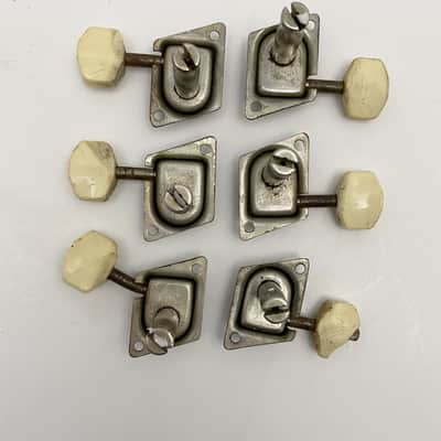 6 Fender F Tuners in-line Late 60's early 70's - Chrome image 3