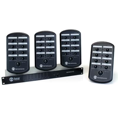 Hear Technologies Hear Back OCTO Four Pack with Four Mixers, Hub, and Cables image 1