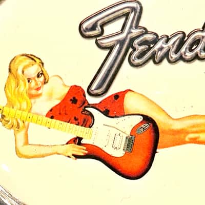A Vintage Fender Guitar Belt Buckle "The Pin-Up Girl Series" 1998 image 2