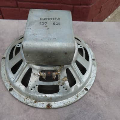 OXFORD 1966 10" SPEAKER 8 ohm SQUARE MAGNET ORIGINAL PRINCETON VIBROLUX SUPER REVERB BLACKFACE era image 2