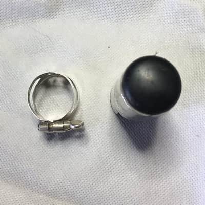 leblanc ligature Bb soprano clarinet 1960’s silver plated image 4