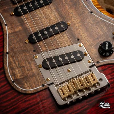 Knaggs T1 Severn Trem SSS Gloss Burgundy /  Copper Guitar [Demo] image 12