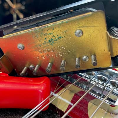 Hamer Miller High Life from 1986 in Red/Gold with original Hardcase image 14