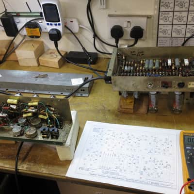 Vintage 1962 Selmer Truvoice Twin Selectortone 2x12 Valve Amplifier Combo 1960s image 16