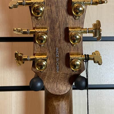 D'Angelico Excel Bowery Vintage Natural All-Solid Acoustic Guitar Gigbag Made in China image 8