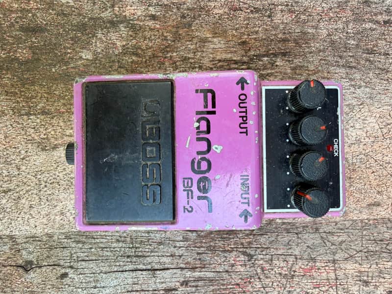 Boss BF-2 Flanger (Black Label) 1980 - 1984 - Purple image 1