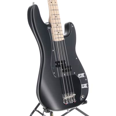Fender Certified Pre-Owned Limited Edition 50th Anniversary Steve Harris Precision Bass, Maple Fingerboard, Satin Black (E9) (45385) image 3