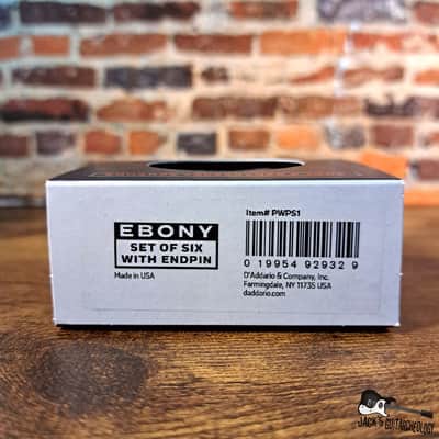 D'Addario Ebony Bridge Pins with End Pin Set image 4