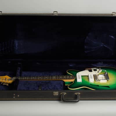 Micro-Frets  Spacetone Semi-Hollow Body Electric Guitar (1970), ser. #2207, original black tolex hard shell case. image 10