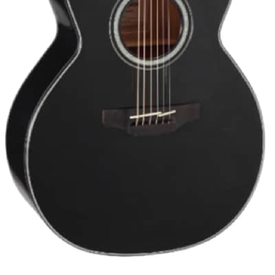 Takamine G Series GN30CE-BLK NEX Cutaway Acoustic-Electric Guitar Gloss Black image 5