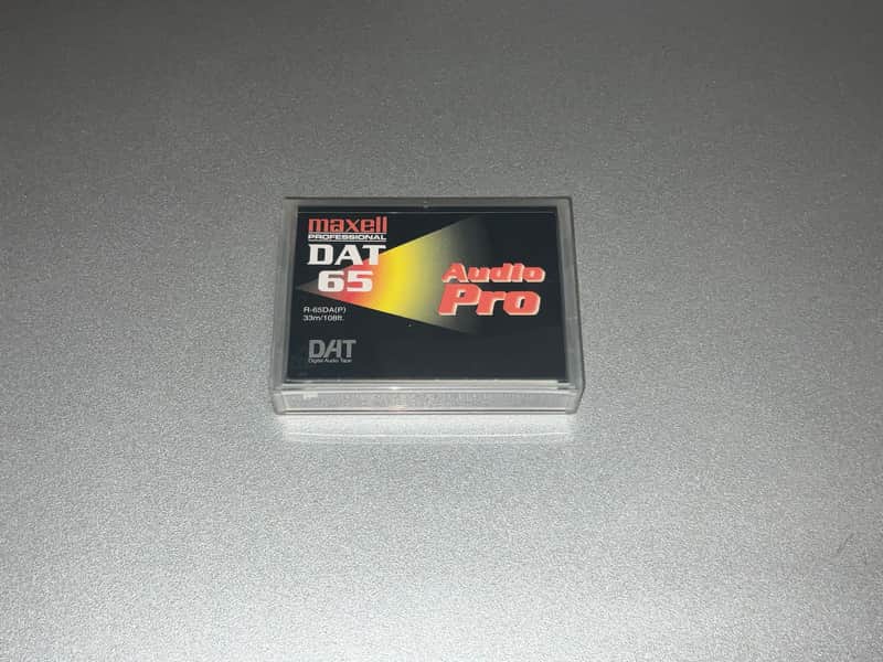 Maxell DAT65 Audio Pro R-65DA NEW OLD STOCK Digital Audio Tape 33m/108ft image 1