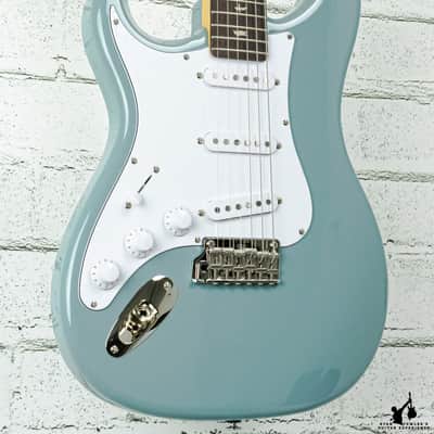 PRS SE Silver Sky Stone Blue Lefty w/ bag image 2
