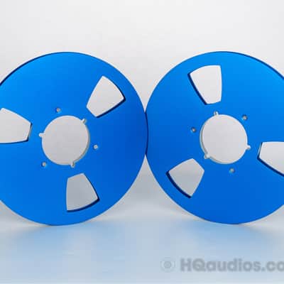 Aluminum Empty Tape Reel for Reel To Reel Tape Recorder (Single) – 10.5 inch – Navy Blue Color 1Yr WRT image 3