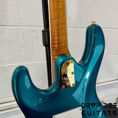Ernie Ball Music Man Cory Wong StingRay II Deluxe Electric Guitar w/ Case-Pine Green image 14