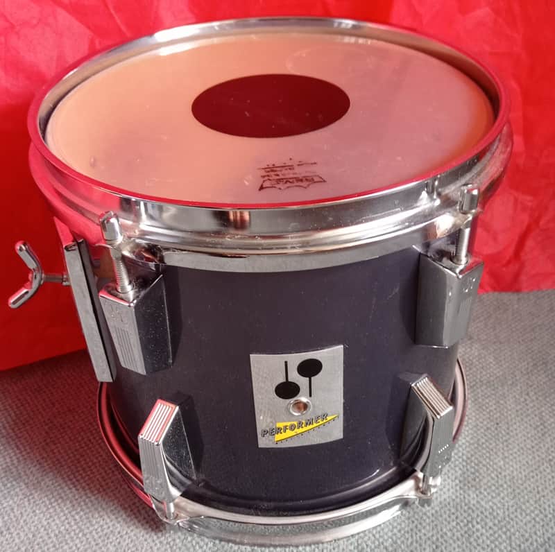 Vintage 1980s Sonor Performer 10" x 9" Rack Tom – German Beechwood – Midnight Blue image 1
