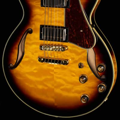 Ibanez Artcore Expressionist AM93QM Antique Yellow Sunburst (523) image 1