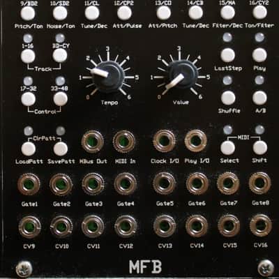 MFB Eurorack 522 Drum Set (Rare-Complete Set!) 2010 Black image 6