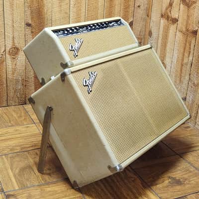 Fender Tremolux 2-Channel 35-Watt 2x10" Piggyback Guitar Amp 1963 - 1965 - Black Panel image 9