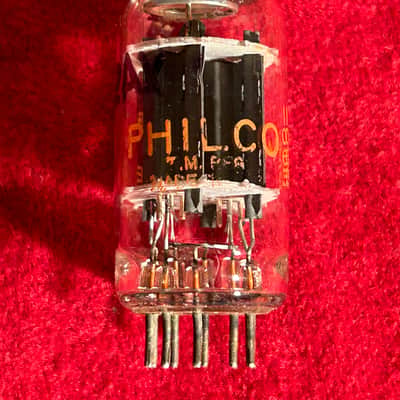 Philco Single Vintage 12AX7 Preamp/Amplifier Vacuum Tube 1970s - Clear Glass image 1