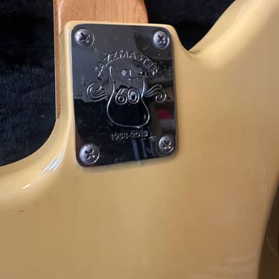 Fender Limited Edition 60th Anniversary Classic Jazzmaster Vintage Blonde with Upgraded Bridge and Fender Hard Case image 12