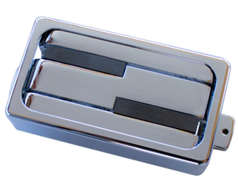 Lace Alumitone Humbucker w/ trim ring - chrome image 1